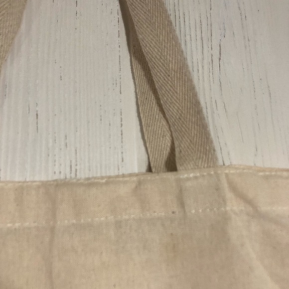 Eat Sleep Be Awesome Repeat Cotton Tote Bag NWT - Picture 5 of 6